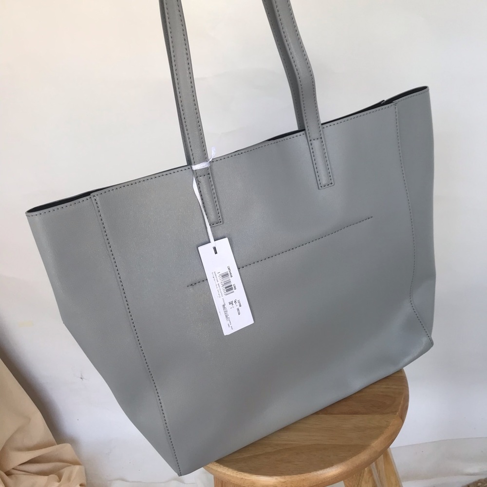 VERSACE COLLECTION SAFFIANO LEATHER BAG - Picture 3 of 5